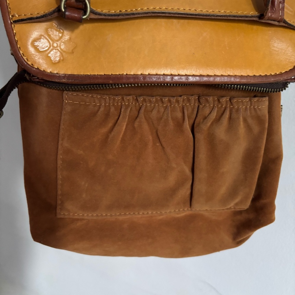 Patricia Nash Tooled Leather Satchel Crossbody Bag - Picture 11 of 12